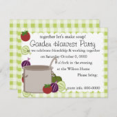 Een soep kaart (Voorkant / Achterkant)