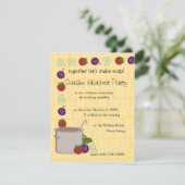 Een soep kaart (Staand voorkant)