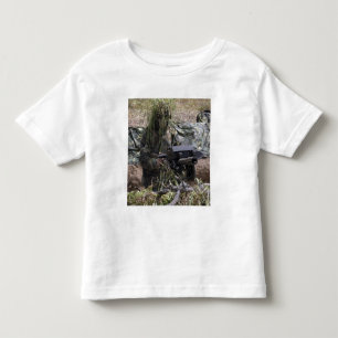 Een soldaat met MK-19 granaatwerper Kinder Shirts