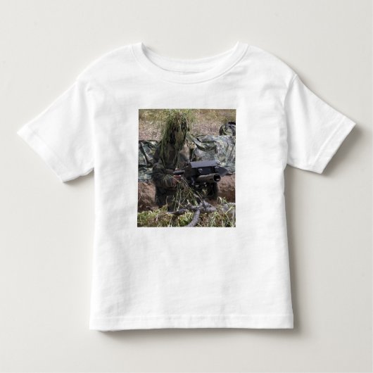 Een soldaat met MK-19 granaatwerper Kinder Shirts (Voorkant)