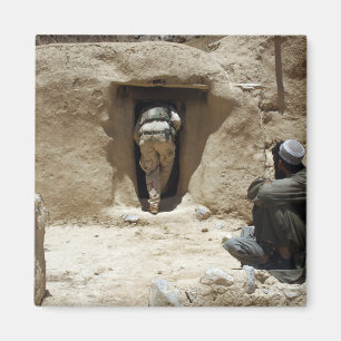 Een soldaat van de Nationale Garde Magneet