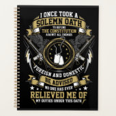 Een Solemn Oath U.S. Planner (Voorkant)