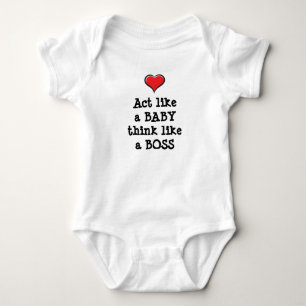 Een soort Baby denken als een baas Romper
