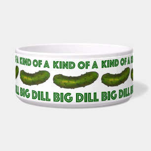 Een soort Big Dill (Deal) Green Pickle Pet Bowl Voerbakje