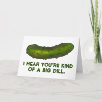 Een soort Big Dill (Deal) Pickle Gefeliciteerd