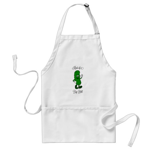 Een soort Big Dill Pickle Apron Standaard Schort (Voorkant)