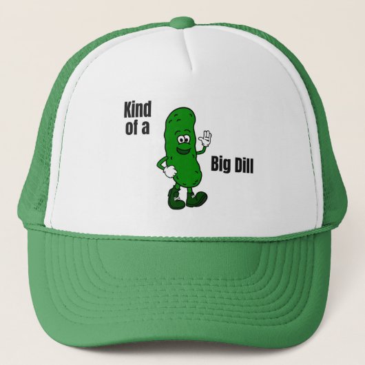 Een soort Big Dill Trucker Hat Pet (Voorkant)