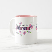 Een soort Gran Tweekleurige Koffiemok (Voorkant links)