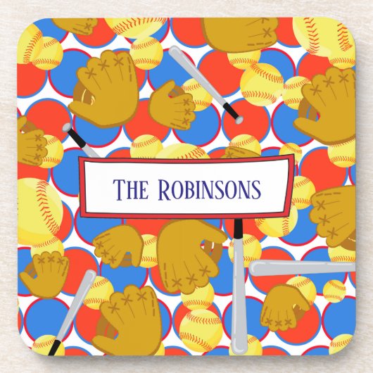 Een soort softbal onderzetter (Voorkant)