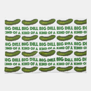 Een soort van Big Dill (Deal) Green Pickle Towel Theedoek