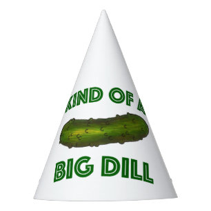 Een soort van Big Dill (Deal) Pickle Green Pickles Feesthoedjes