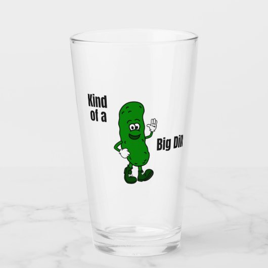 Een soort van Big Dill Tall Drink glas (Voorkant)