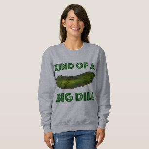 Een soort van Groot Dill (Deal) Groen Pickle Sweat Trui