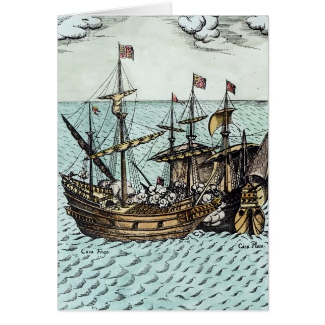 Een Spaans Treasure Ship (Voorkant)