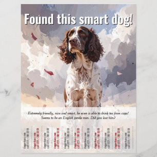 Een Spaniel Tear Off Flyer gevonden