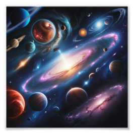 Een spatie foto afdruk