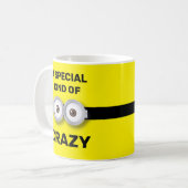 Een speciaal soort gekke, minimaal gekke, gekke, g koffiemok (Voorkant links)