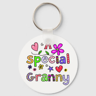 Een speciale groet-tekstexpressie voor Granny aans Sleutelhanger