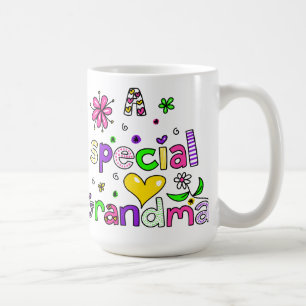 Een speciale grootma Granny-tekstexpressie aanroep Koffiemok