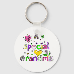 Een speciale grootma Granny-tekstexpressie aanroep Sleutelhanger