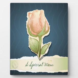 Een speciale moeder, plaque fotoplaat