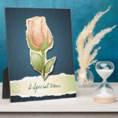 Een speciale moeder, plaque fotoplaat (Zijkant)