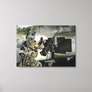 Een speciale strijdkreeft voor oorlogsvoering canvas afdruk
