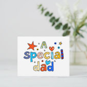 Een speciale vader briefkaart (Staand voorkant)