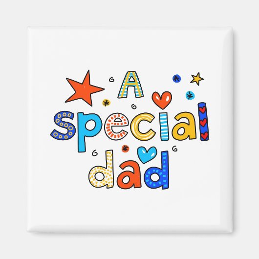 Een speciale vader magneet (Voorkant)