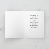 EEN *SPECIALE VERJAARDAG* VOOR EEN *SPECIALE MOM* KAART (Binnen)