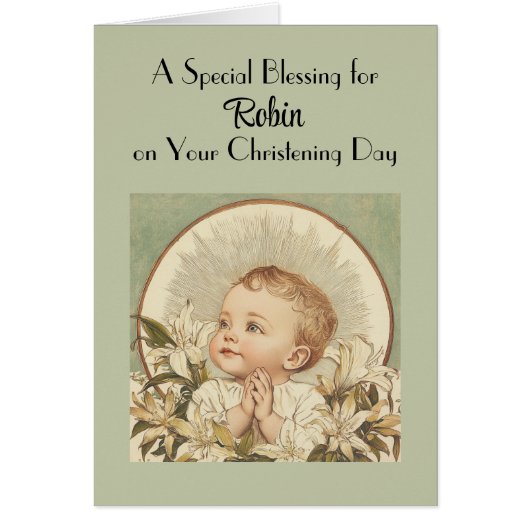 Een speciale zegening, aangepaste doop (Voorkant)