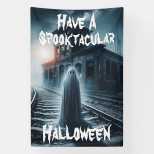 Een spectaculaire Halloween-spook Spandoek