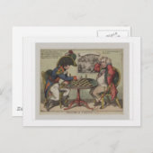 Een spel op schaak briefkaart (Voorkant / Achterkant)