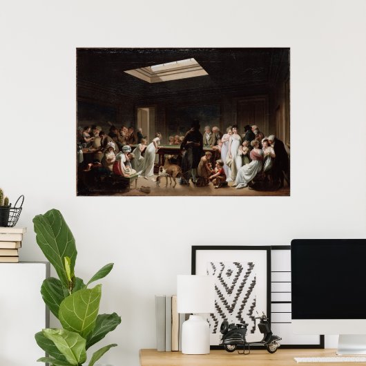 Een spel van Billiards Poster (Thuiskantoor)