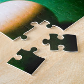 Een spel van de poolpuzzel legpuzzel (Zijkant)