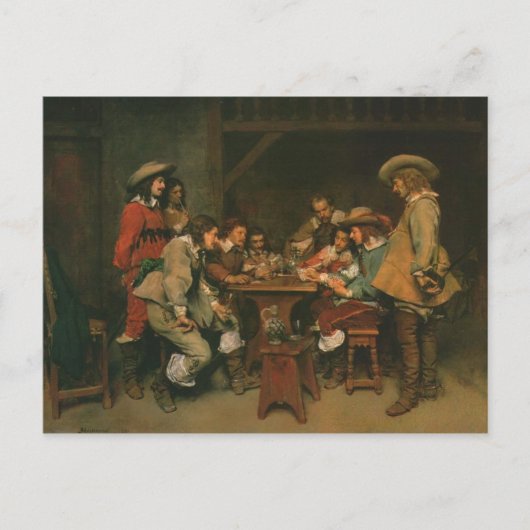 Een spel van Piquet Briefkaart (Voorkant)