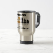 Een spel van strategische uitvoering reisbeker (Voorkant rechts)