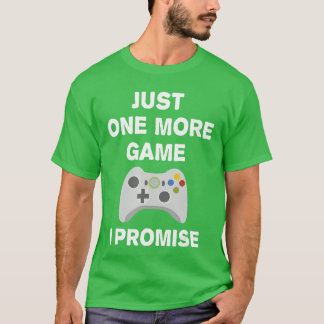 Eén spelletje nog, ik beloof het, Funny Gaming boy T-shirt