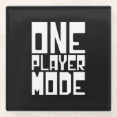 ÉÉN SPELMODUS GLAZEN ONDERZETTER (Voorkant)