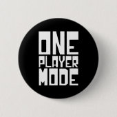 ÉÉN SPELMODUS RONDE BUTTON 5,7 CM (Voorkant)