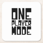 ÉÉN SPELMODUS VIERKANTE KARTONNEN ONDERZETTER (Voorkant)