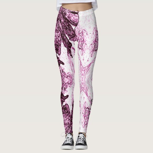 Een spettertje roze leggings (Voorkant)