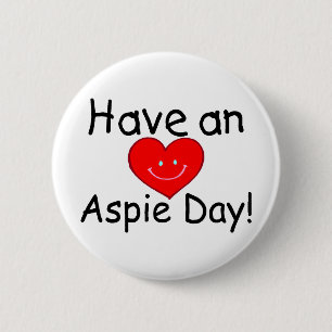 Een spie-dag Hrt hebben) Ronde Button 5,7 Cm