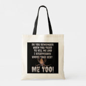 Een spin wraak Halloween Tote Bag (Achterkant)