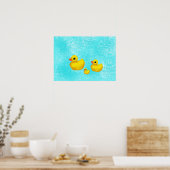 Een Splash maken. Wall Art-afdrukken Poster (Keuken)