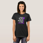 Eén spon fibromyalgie Aankomst Fibromyalgie Awaren T-shirt (Voorkant volledig)