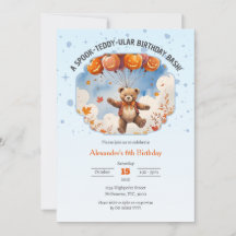 Een Spook-Teddy-ulaire Verjaardagsfeest Jongens