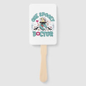 Een Spooky Doctor, schattige halloween dokter, ske Handwaaier (Voorkant)