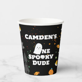 Een Spooky Dude Verjaardagspapier Cups Papieren Bekers