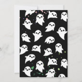 Een spooky Ghoul verjaardag uitnodiging (Achterkant)